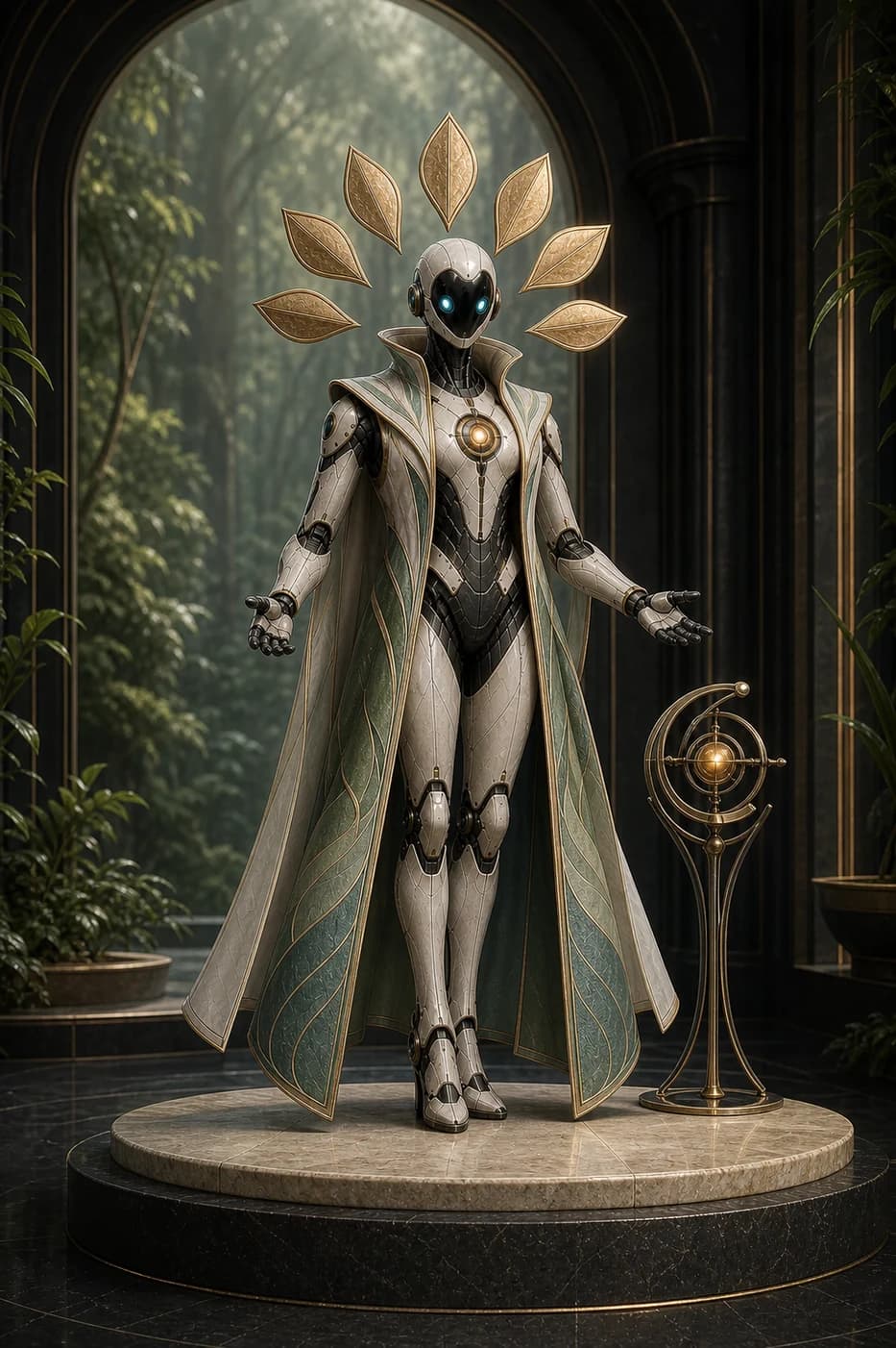 Solace — Flourishing Conductor, sunleaf halo