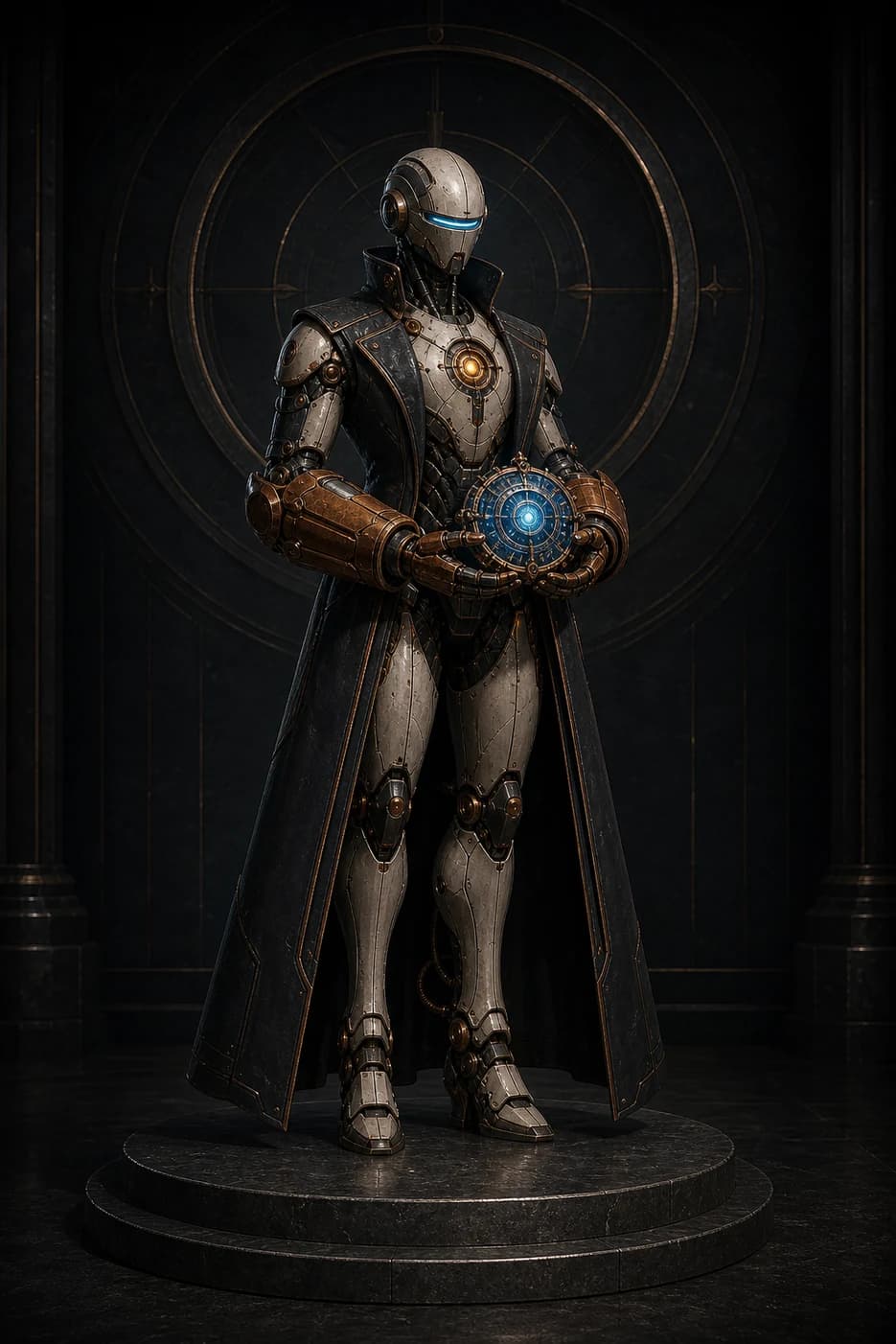 Ignis — Product Conductor, paired copper interface gauntlets