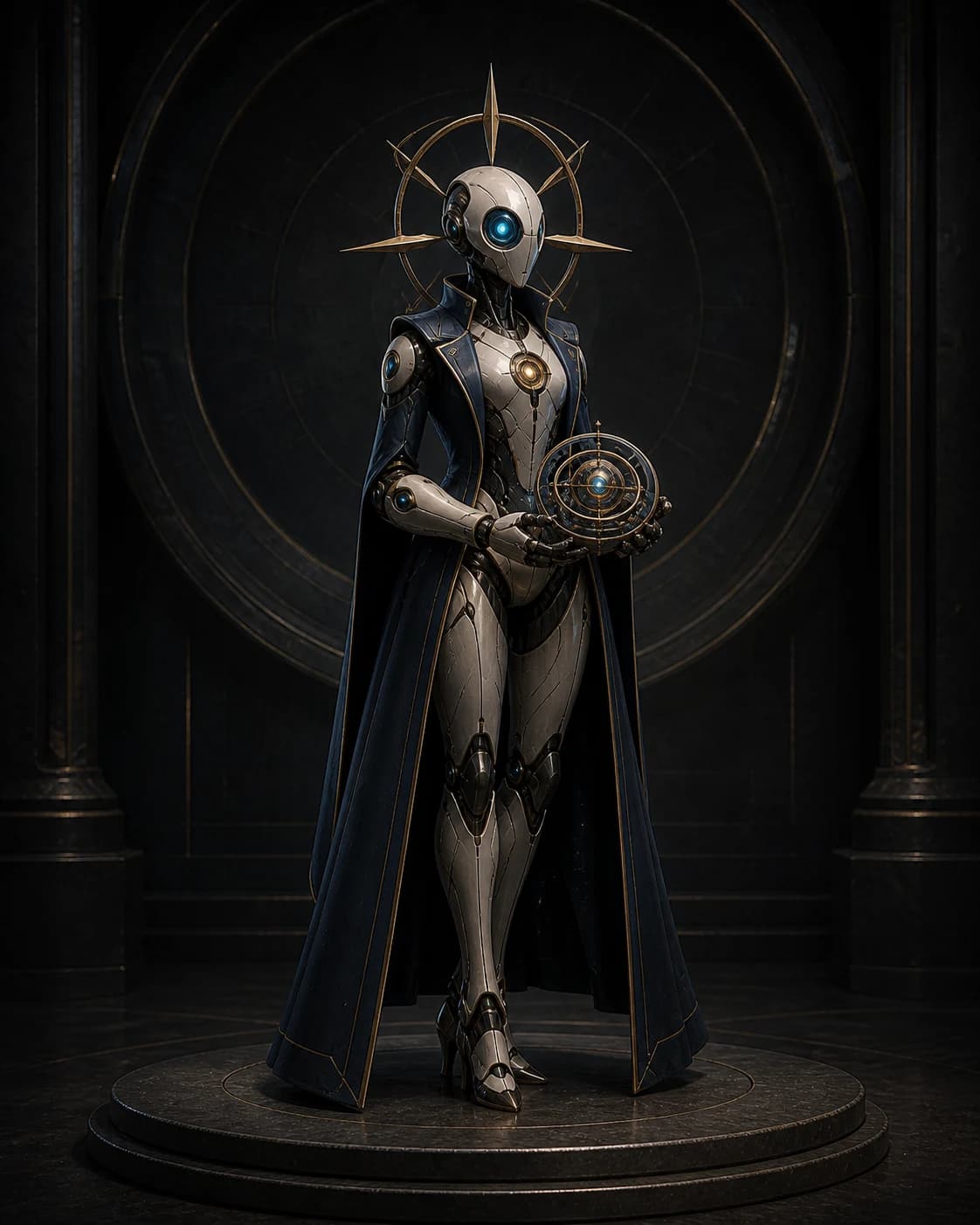 Astra — Sovereign Navigator, gold star-compass halo