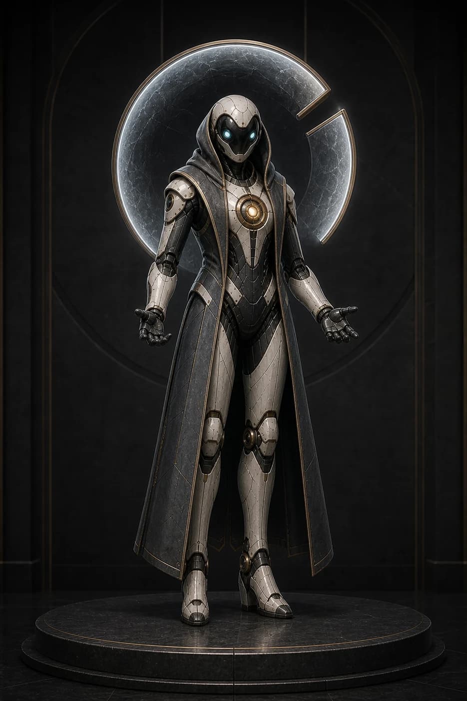 Aegis — Trust Conductor, translucent shield halo