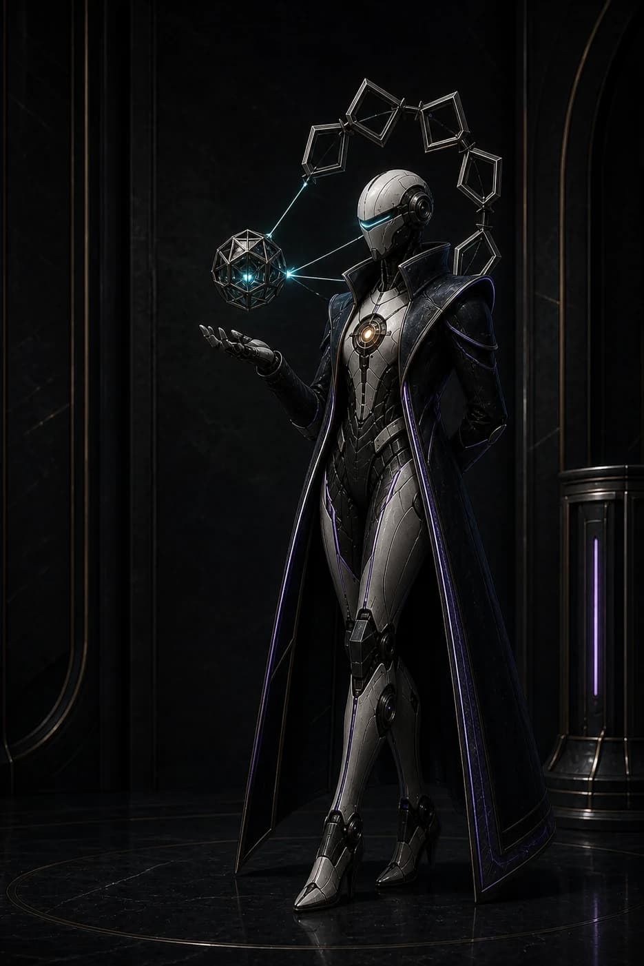 Nexus — Futures Conductor, ultraviolet protocol-lattice halo