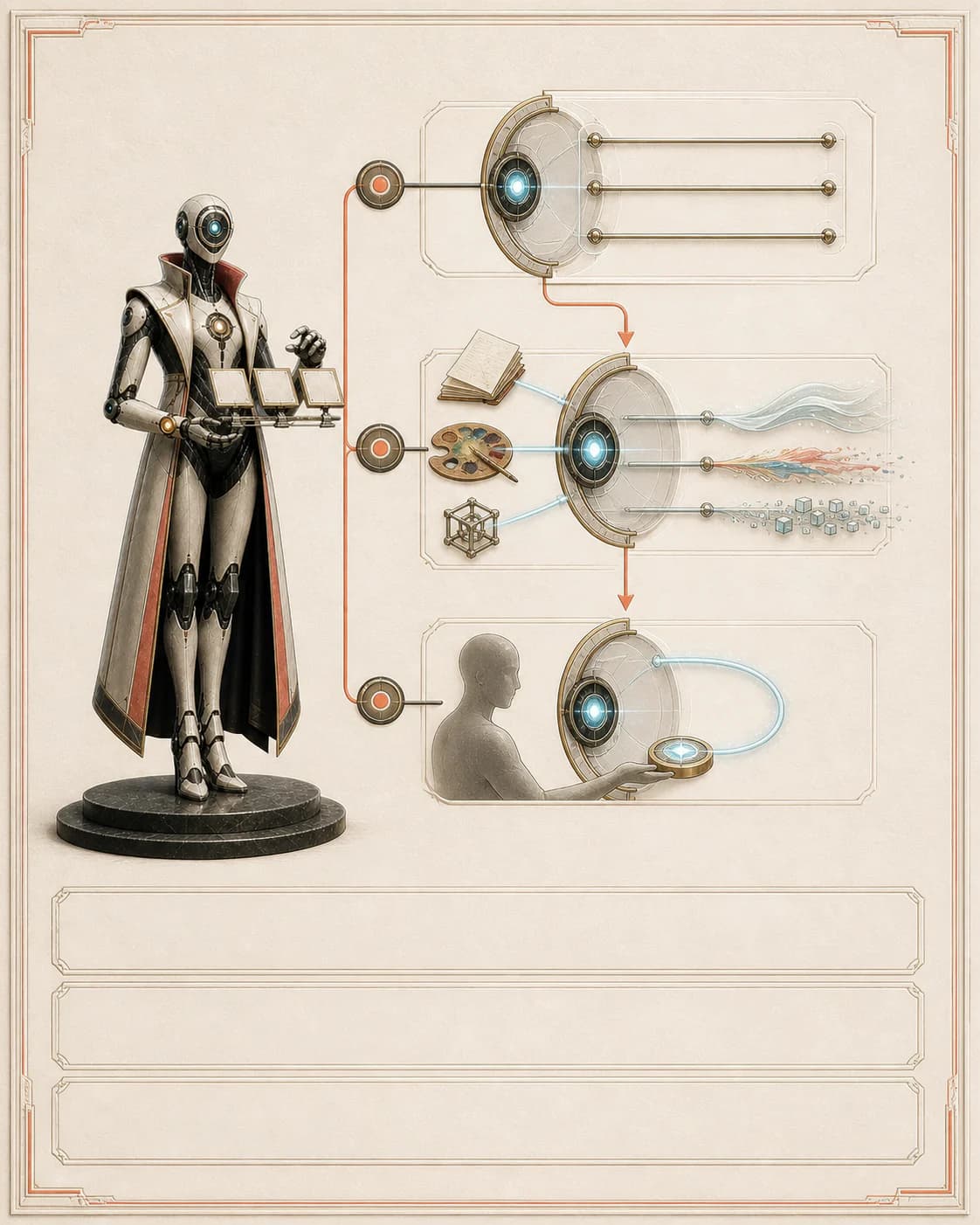 Rune — Learning Evaluator operating progress-glyph lens through visible responsibility stages