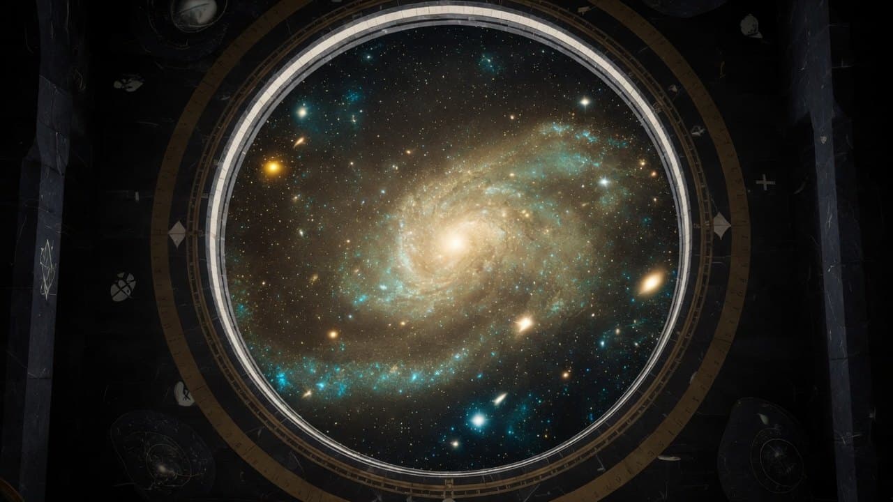 The archive circle, filled with a living spiral.