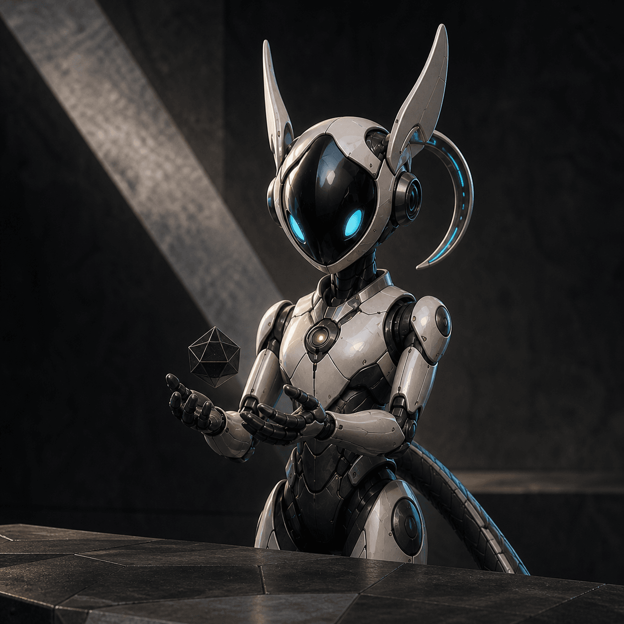 Aster, a non-canonical Starlight visual interpreter for square orchestration portrait.